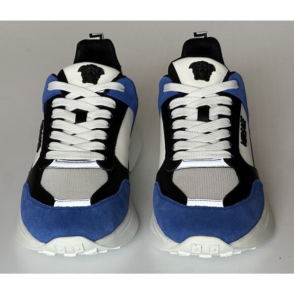 Versace Medusa Men’s White/Black/Blue Sneakers 12 US (45 Eu) 1011942 IT NIB $825 main image 6